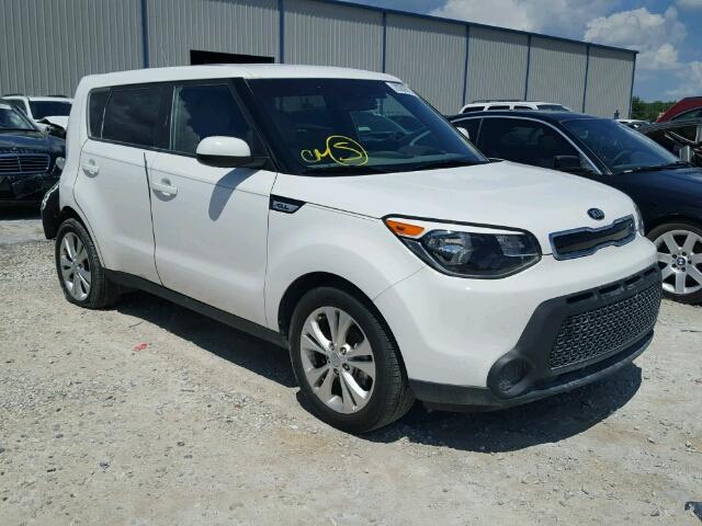 KNDJP3A57F7175440 - 2015 KIA SOUL + WHITE photo 1