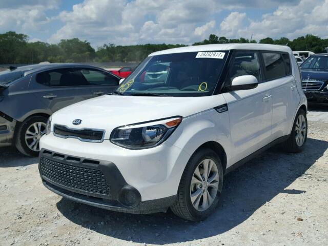 KNDJP3A57F7175440 - 2015 KIA SOUL + WHITE photo 2