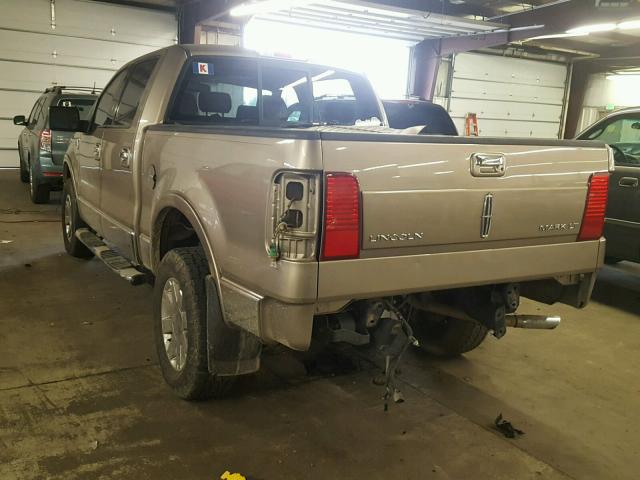 5LTPW18506FJ10598 - 2006 LINCOLN MARK LT GOLD photo 3