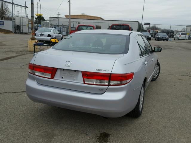 1HGCM56393A044739 - 2003 HONDA ACCORD LX SILVER photo 4