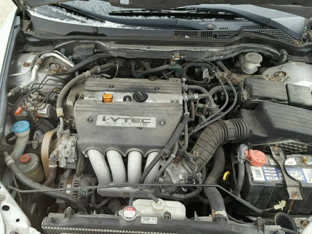 1HGCM56393A044739 - 2003 HONDA ACCORD LX SILVER photo 7