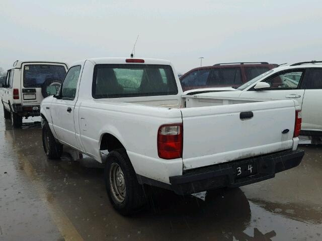 1FTYR10D75PA73088 - 2005 FORD RANGER WHITE photo 3