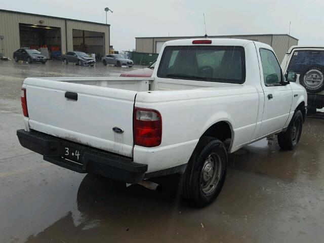 1FTYR10D75PA73088 - 2005 FORD RANGER WHITE photo 4