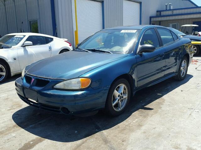 1G2NF52F03C174581 - 2003 PONTIAC GRAND AM S GREEN photo 2