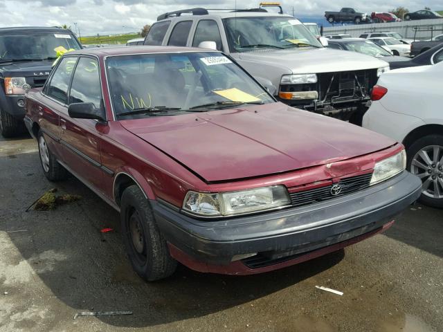 4T1SV21E5MU385131 - 1991 TOYOTA CAMRY DLX RED photo 1