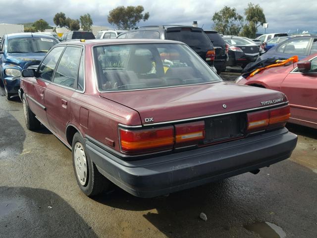 4T1SV21E5MU385131 - 1991 TOYOTA CAMRY DLX RED photo 3