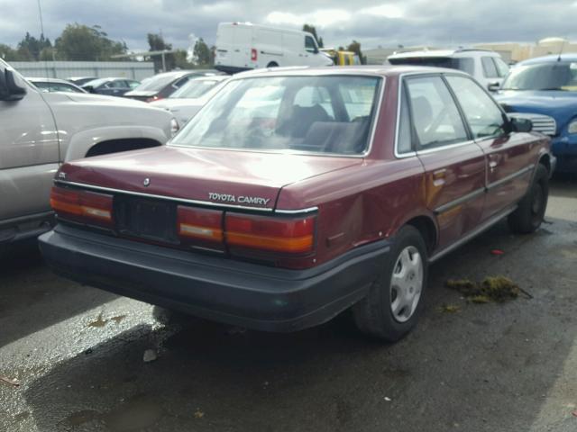 4T1SV21E5MU385131 - 1991 TOYOTA CAMRY DLX RED photo 4