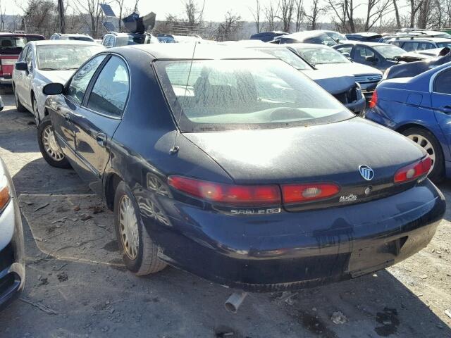 1MEFM53S1XA632274 - 1999 MERCURY SABLE LS BLACK photo 3