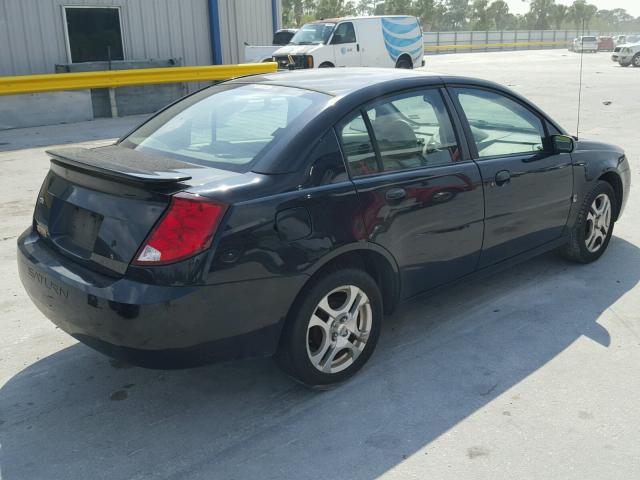 1G8AZ54F84Z178269 - 2004 SATURN ION LEVEL BLACK photo 4