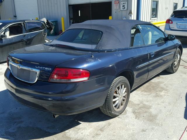 1C3EL65RX2N154068 - 2002 CHRYSLER SEBRING LI BLACK photo 4