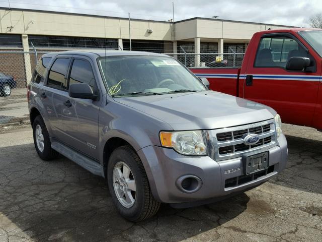 1FMCU02Z58KC40217 - 2008 FORD ESCAPE XLS GRAY photo 1