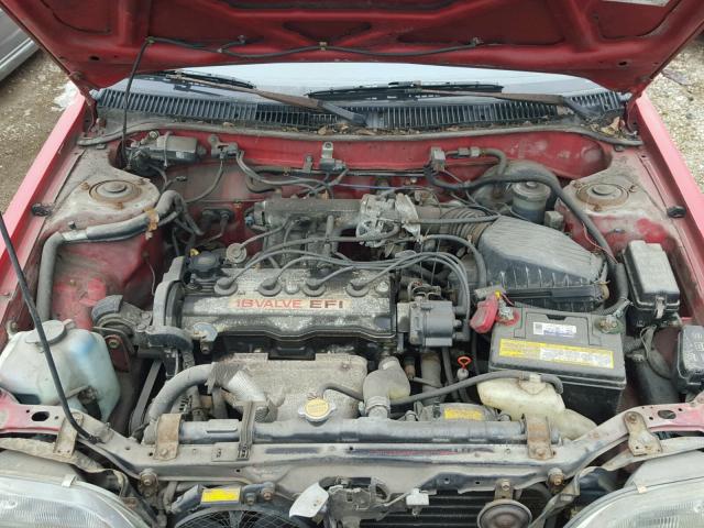 1Y1SK5466LZ157820 - 1990 GEO PRIZM BASE 红色 照片 7