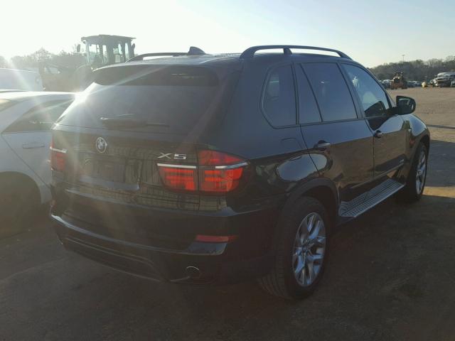 5UXZV4C51CL764805 - 2012 BMW X5 XDRIVE3 BLACK photo 4