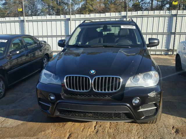 5UXZV4C51CL764805 - 2012 BMW X5 XDRIVE3 BLACK photo 9