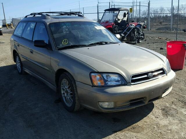 4S3BH645XY7306667 - 2000 SUBARU LEGACY GT BEIGE photo 1