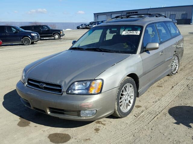 4S3BH645XY7306667 - 2000 SUBARU LEGACY GT BEIGE photo 2