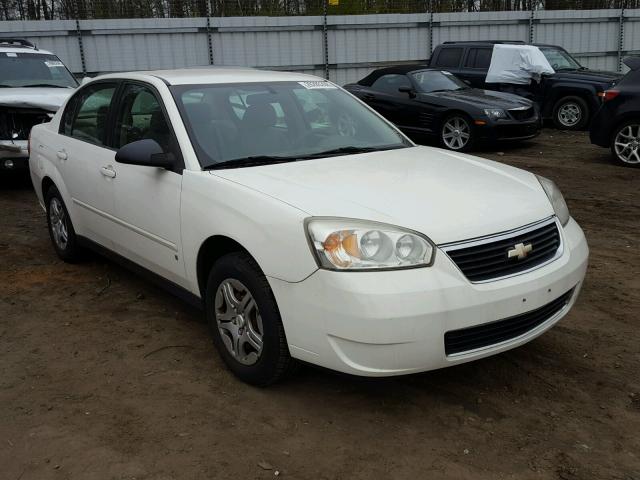 1G1ZS57F27F217994 - 2007 CHEVROLET MALIBU LS WHITE photo 1