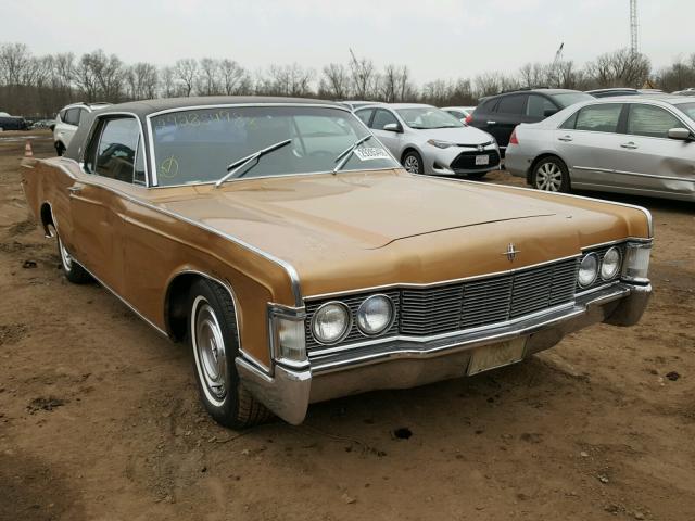 8Y81G815413 - 1968 LINCOLN CONTINENTA GOLD photo 1