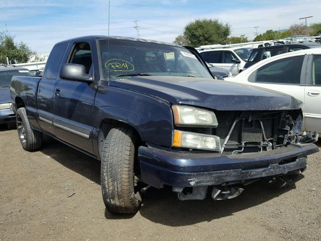 2GCEC19V561135070 - 2006 CHEVROLET SILVERADO BLUE photo 1