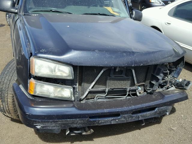 2GCEC19V561135070 - 2006 CHEVROLET SILVERADO BLUE photo 7