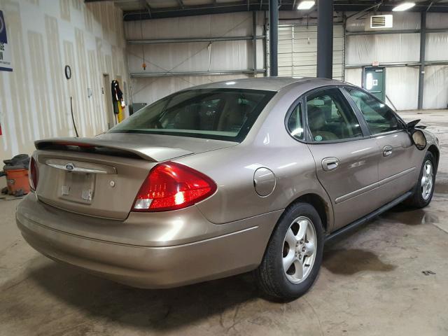 1FAFP55U23A155538 - 2003 FORD TAURUS SES BEIGE photo 4