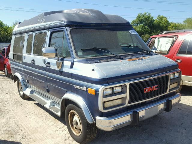 1GDEG25K0SF524428 - 1995 GMC RALLY WAGO BLUE photo 1