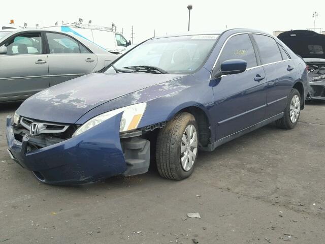 JHMCM56374C037629 - 2004 HONDA ACCORD LX BLUE photo 2