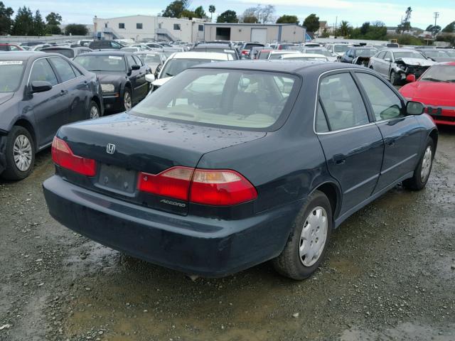 1HGCG5641WA124461 - 1998 HONDA ACCORD LX GREEN photo 4