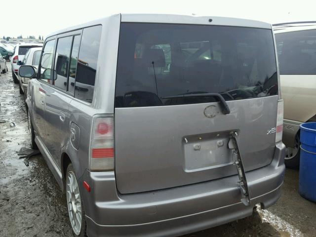JTLKT324264036747 - 2006 TOYOTA SCION XB ვერცხლისფერი ფოტო 3