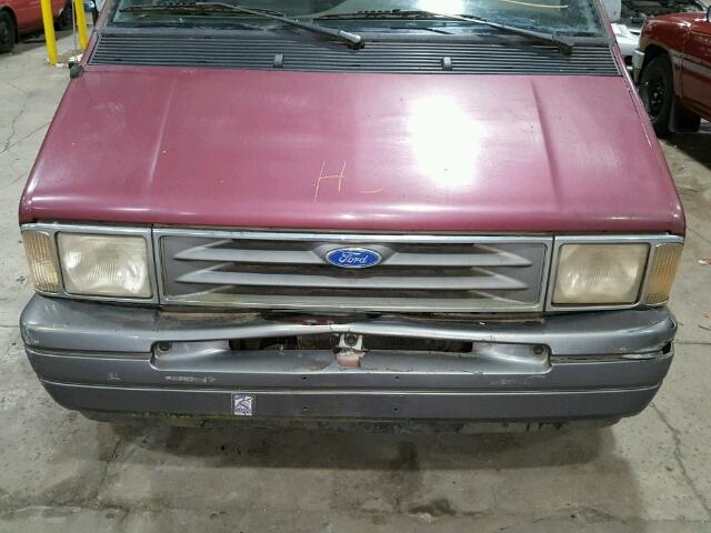 1FMCA11U8SZA32335 - 1995 FORD AEROSTAR MAROON photo 7