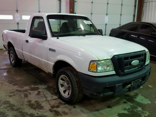 1FTYR10D57PA86540 - 2007 FORD RANGER WHITE photo 1