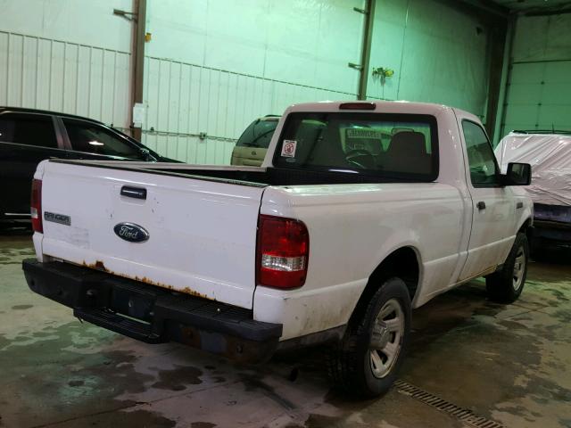 1FTYR10D57PA86540 - 2007 FORD RANGER WHITE photo 4