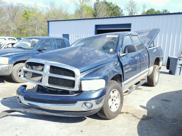 1D7HA18D64S680886 - 2004 DODGE RAM 1500 S BLUE photo 2