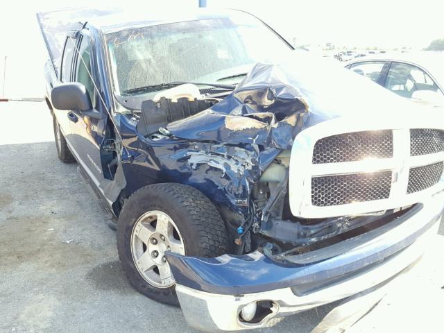 1D7HA18D64S680886 - 2004 DODGE RAM 1500 S BLUE photo 9