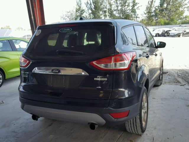 1FMCU0H99DUA21363 - 2013 FORD ESCAPE SEL BLACK photo 4