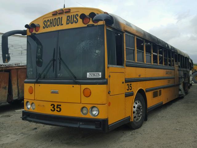 1T7YU4C2161271277 - 2006 THOMAS SCHOOL BUS YELLOW photo 2