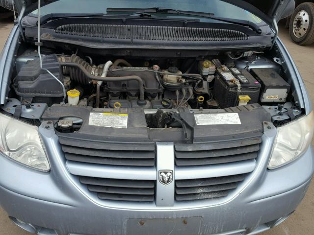 2D4GP44LX6R737696 - 2006 DODGE GRAND CARA BLUE photo 7