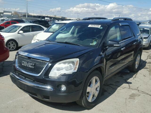 1GKER33718J156239 - 2008 GMC ACADIA SLT BLACK photo 2