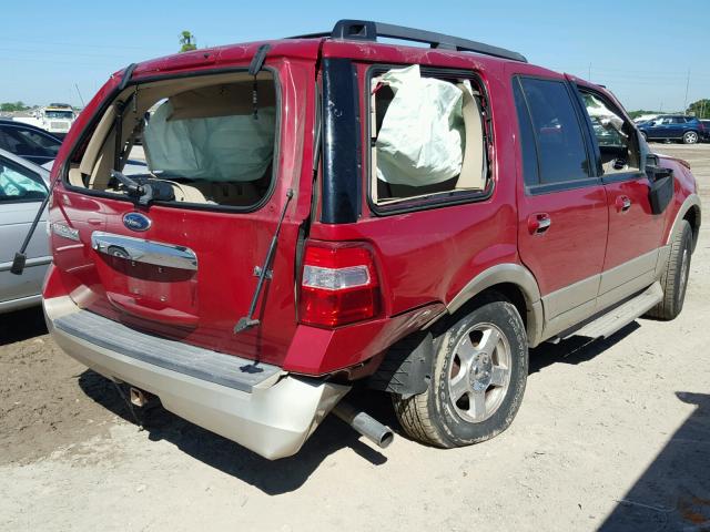 1FMFU17529LA07674 - 2009 FORD EXPEDITION RED photo 4