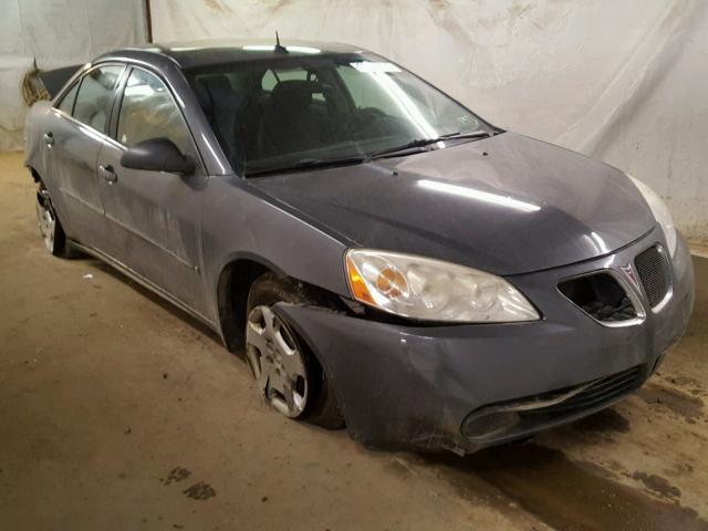 1G2ZF57B484104851 - 2008 PONTIAC G6 VALUE L GRAY photo 1