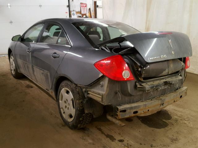 1G2ZF57B484104851 - 2008 PONTIAC G6 VALUE L GRAY photo 3