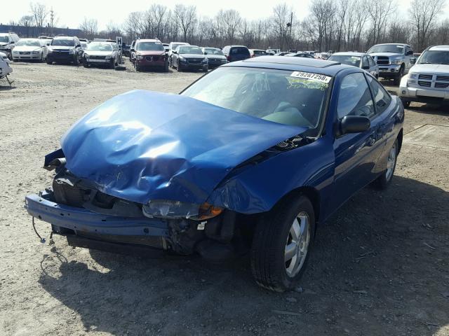 1G1JF12F147215547 - 2004 CHEVROLET CAVALIER L BLUE photo 2