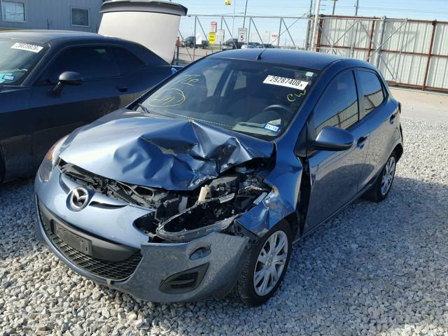 JM1DE1KY9E0175205 - 2014 MAZDA MAZDA2 SPO 蓝色 照片 2