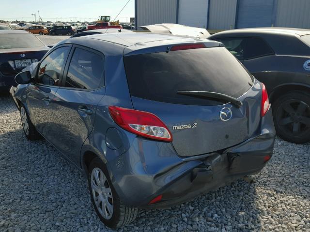 JM1DE1KY9E0175205 - 2014 MAZDA MAZDA2 SPO 蓝色 照片 3