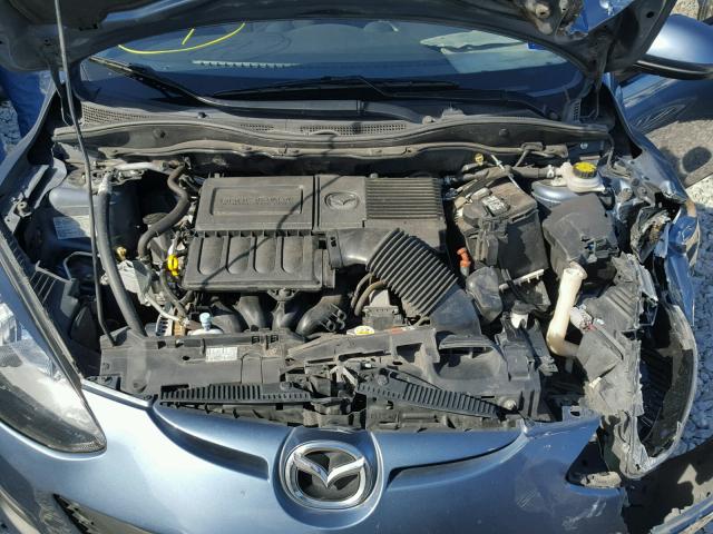 JM1DE1KY9E0175205 - 2014 MAZDA MAZDA2 SPO 蓝色 照片 7