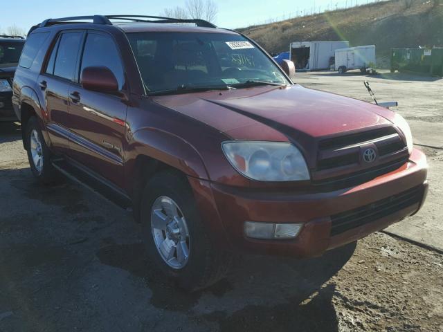 JTEBU17R458034499 - 2005 TOYOTA 4RUNNER LI RED photo 1