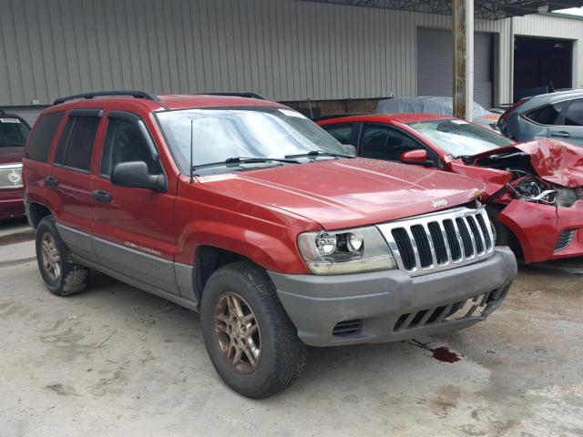 1J4GW48SX2C322974 - 2002 JEEP GRAND CHER RED photo 1