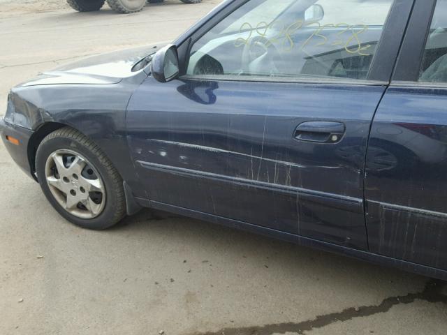 KMHDN46D35U117460 - 2005 HYUNDAI ELANTRA GL BLUE photo 9