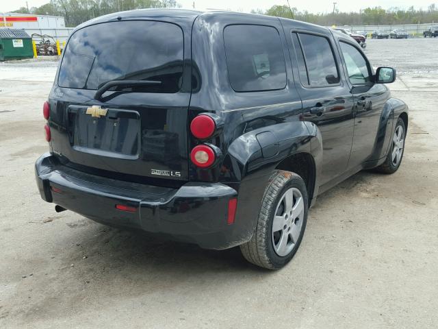 3GNCA13B59S609188 - 2009 CHEVROLET HHR LS შავი ფოტო 4