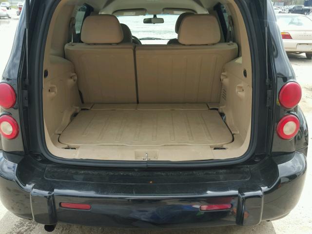 3GNCA13B59S609188 - 2009 CHEVROLET HHR LS შავი ფოტო 9